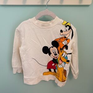 H&M Disney Mickey Mouse Long Sleeve T-shirt